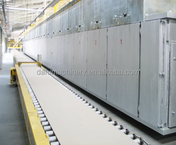 Stable and safe Large capacity high quality gypsum board manufacturing machine,plaster board plant machinery