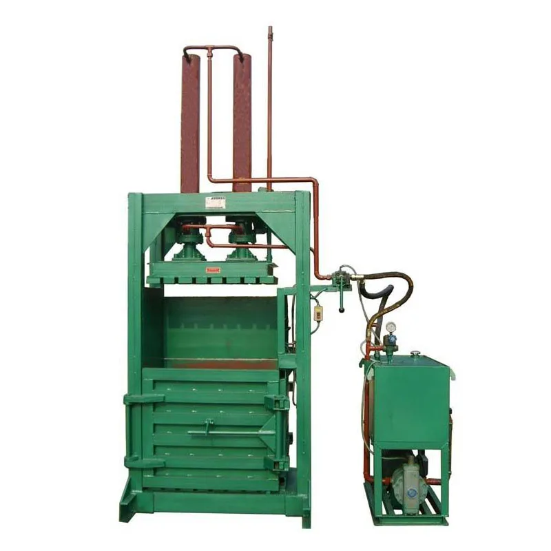 Hydraulic plastic bottle baling press machine/Small Business compactor for waste paper, recycling cardboard baler