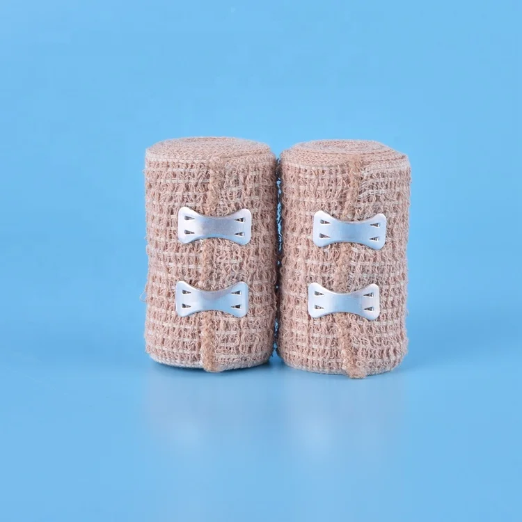 Shaoxing manufacture medical hospital 100 yard comfortable elastic gauze rolls bandage