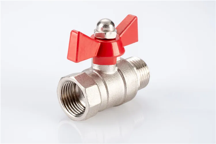 China Supplier DN20 pressure Pn16 CW617N or HPB59-1 Sample brass ball valve  for water use