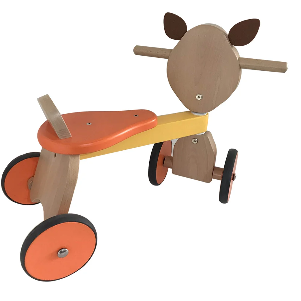 wooden baby walker ride on  car