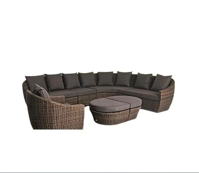 Metal outdoor modular sectional sofa outdoor furniture garden sofa