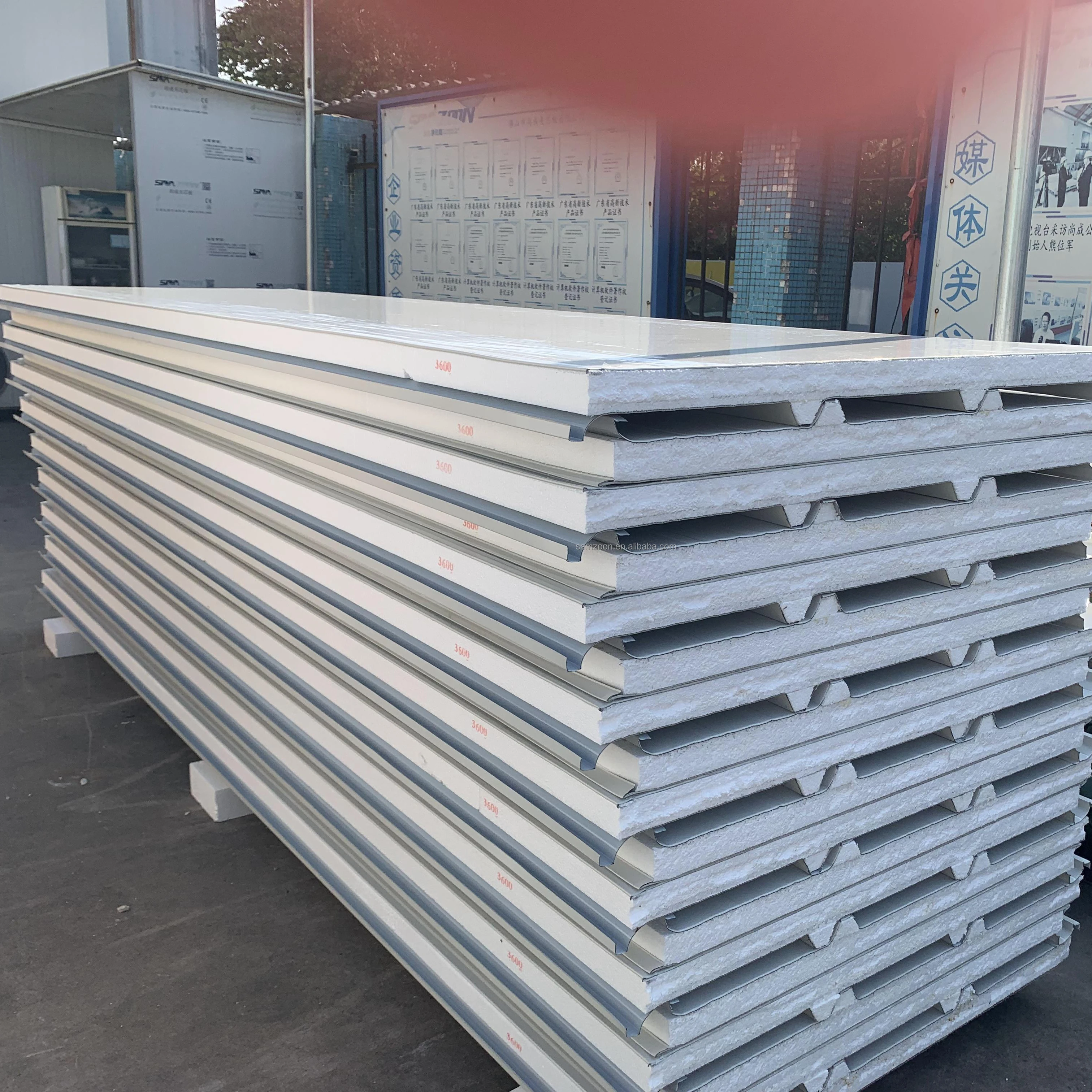 Easy Installation Weather Proof Wall Roof Eps Sandwich Panel Price  aluminum sandwich panel for roofing