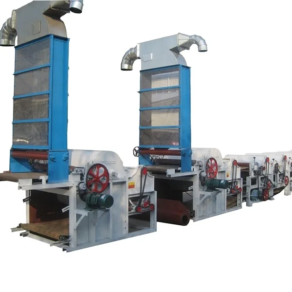 New Used Cotton Yarn Opening Machine for Garment Waste Denim Clothes Textile Recycling Baling Machine with Core Motor Component