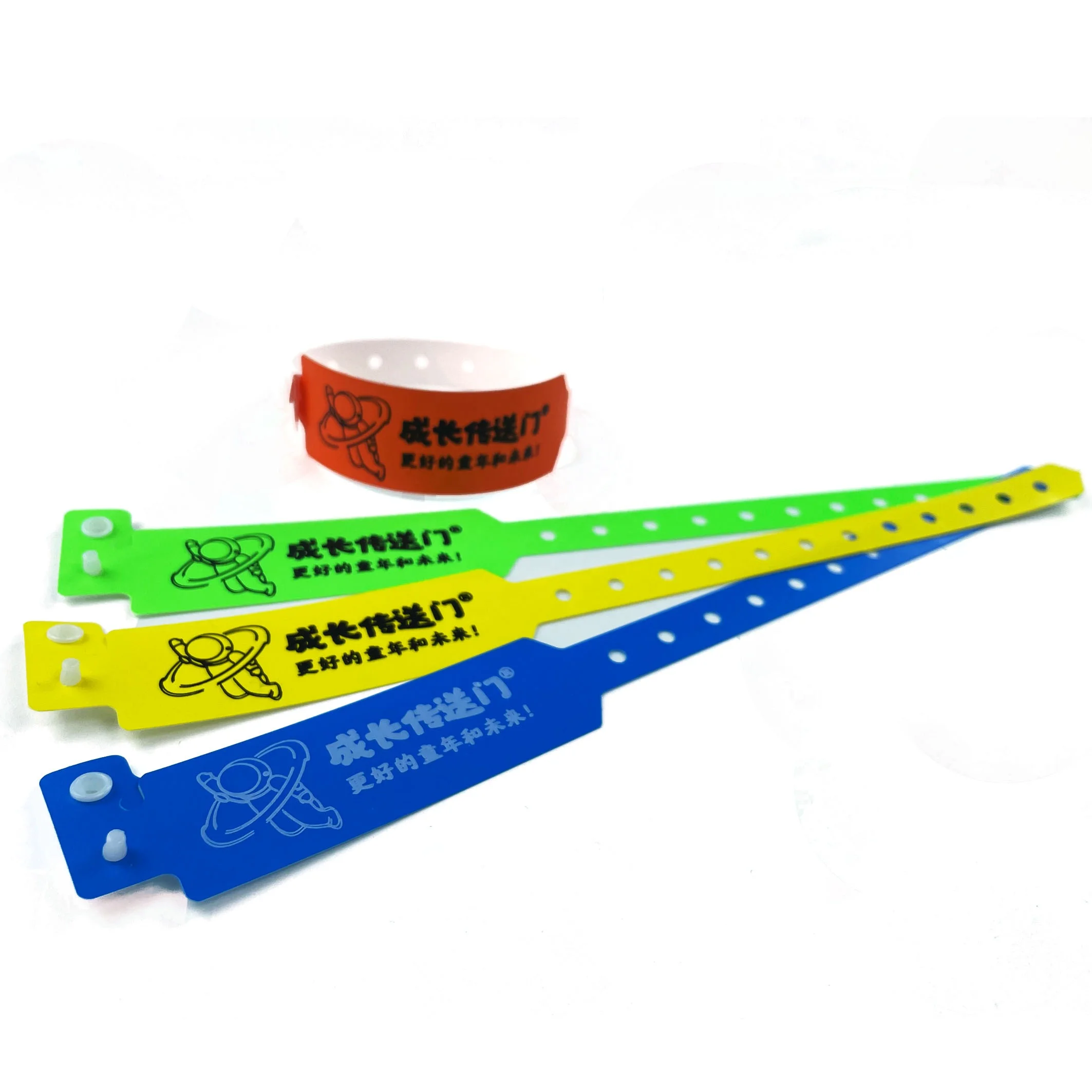 factory direct custom wristbands cheap disposable wristbands pvc plastic bracelets
