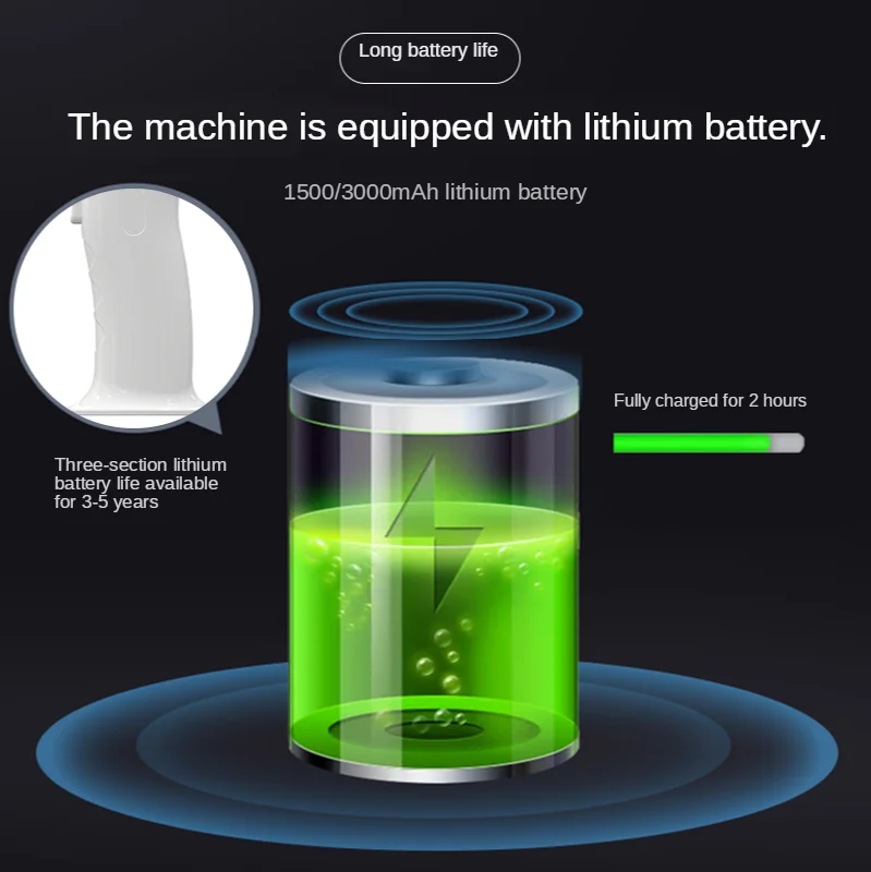 Simple Design Handheld Blue Light Spray Gun Portable Aerosol Dispenser Automatic Spraying Gun