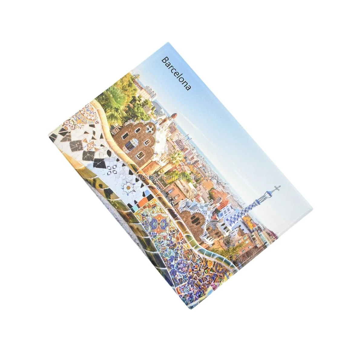 Custom scenic spot tin paper fridge magnets promotion gift