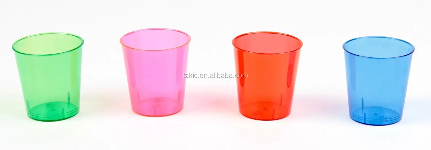 Shot Glasses Hard Plastic 1.5Oz Mini Wine Glass Party Cups