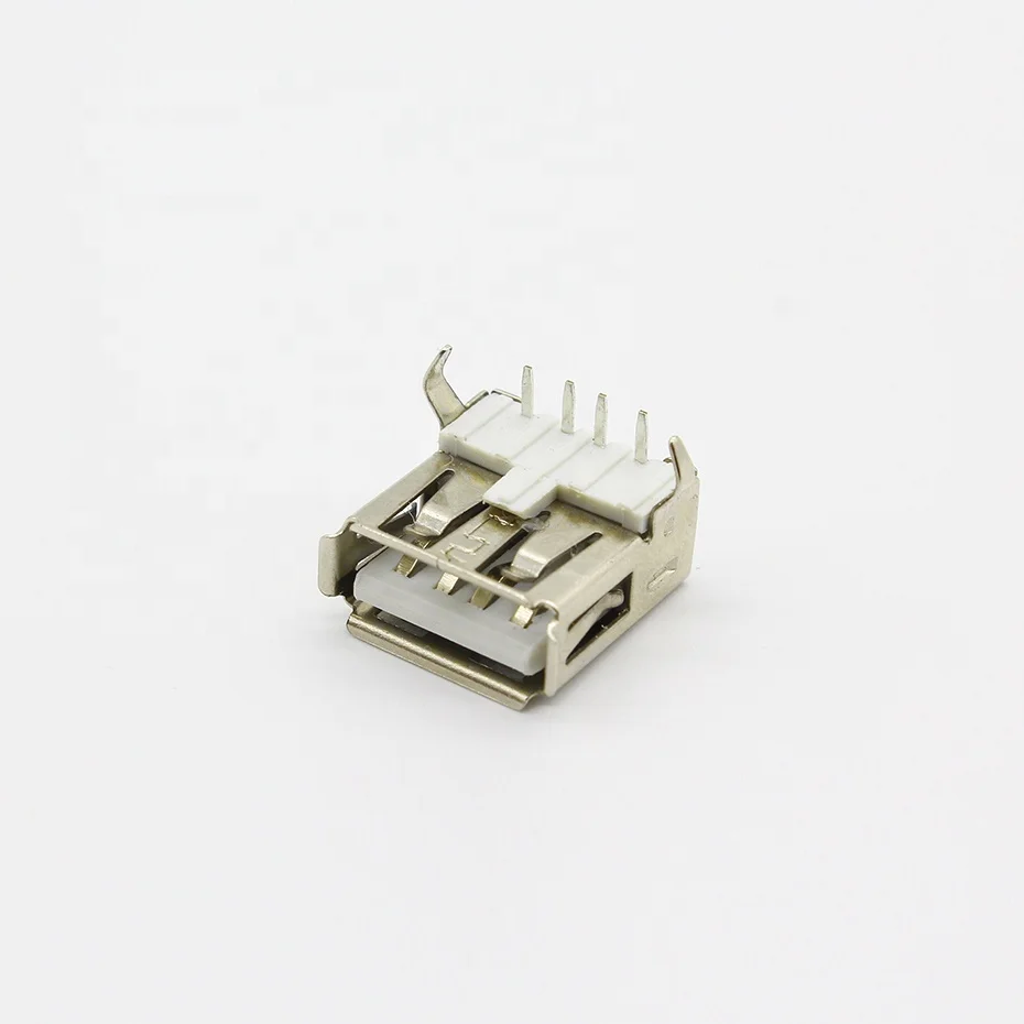 USB 2.0 4Pin A Type Female Socket Connector G54 2 feet 90 degree Data Transmission Charging electrical socket mic usb