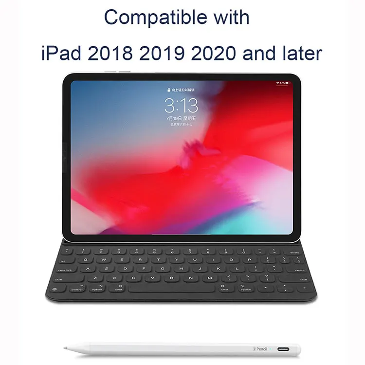 WIWU New Palm Rejection Active Metal High Sensitive Stylus Pen for iPad Pro 2020 Touch Screens