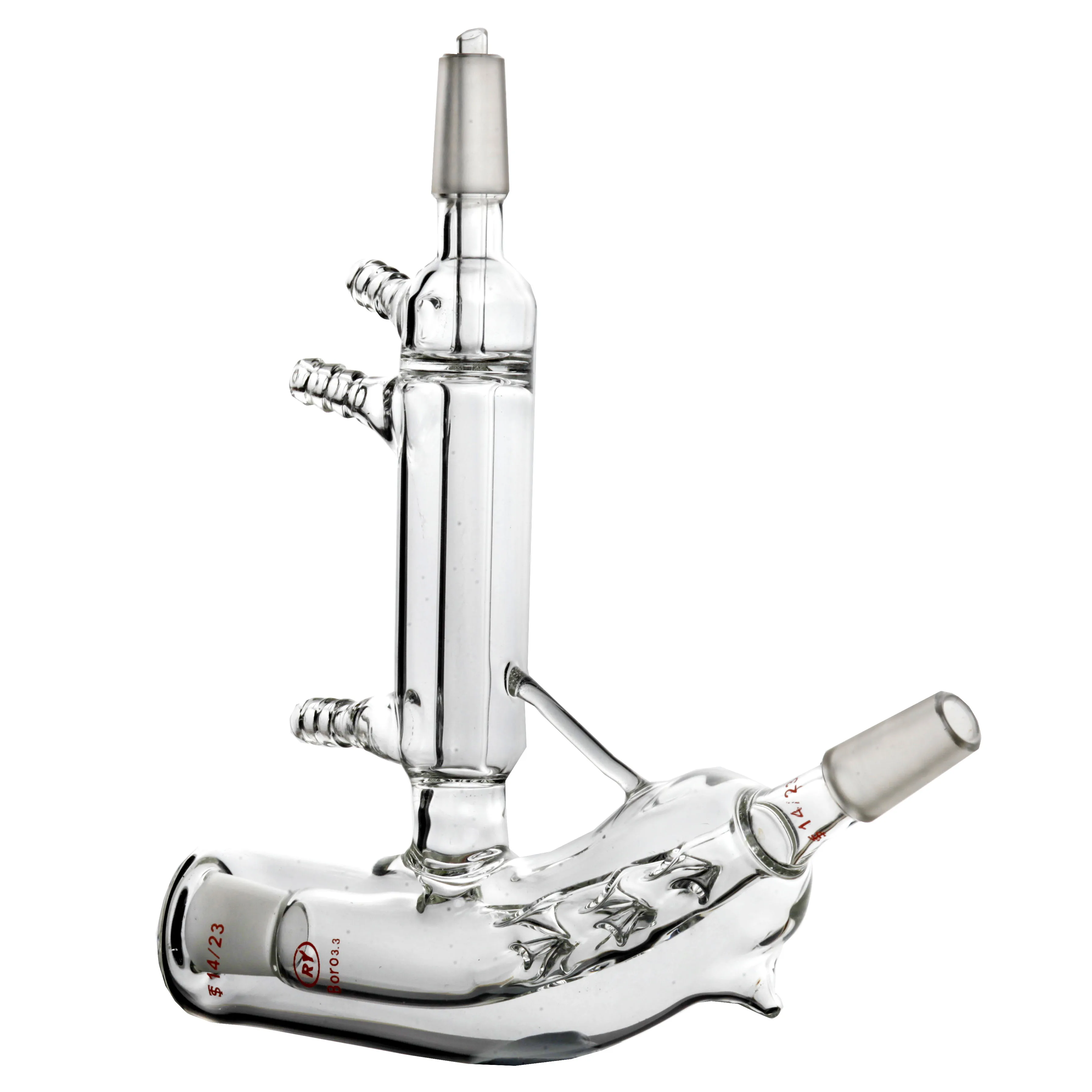 factory direct sale wholesale price laboratory glassware  3.3 glass micro-scale distillation device Jacketed for chemical lab