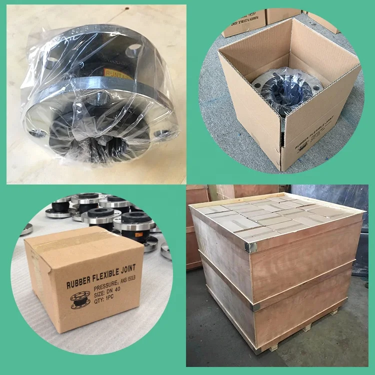 Химический трубопровод кислотно-щелочной стойкий фланец ss304 epdm ptfe выровненный резиновый компенсатор