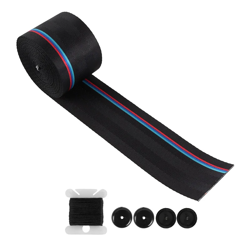 Hot sale High Quality Resilient Color fabric Strap Car Safety Belts Racing Seat Belt pregnancy safety belt for Universal car