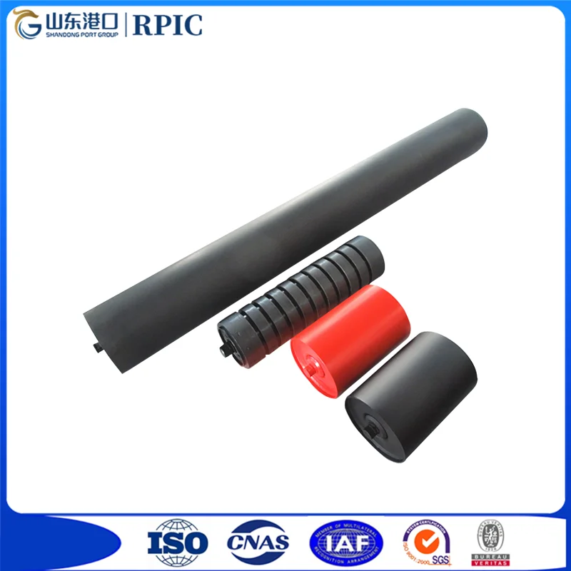steel pipe carrier trough roller for belt conveyor bulk materials handling
