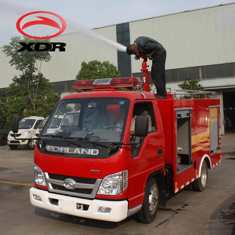 Truck Fire Extinguisher Small Fire Truck with back ladder