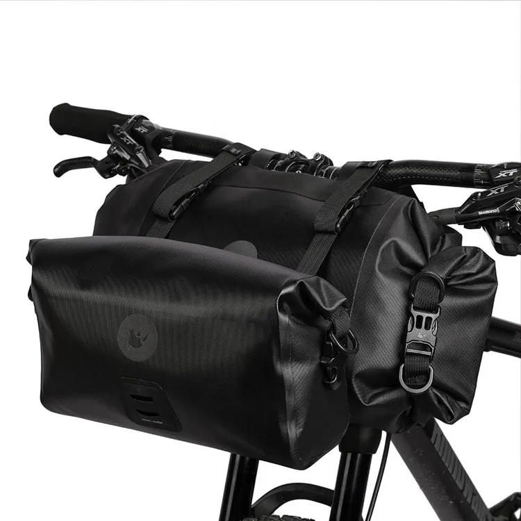 Waterproof Handlebar Bags Set 12L Bike packing Bags Front 2 Dry Packs for MTB Road Bicycles Bike packing Accessories