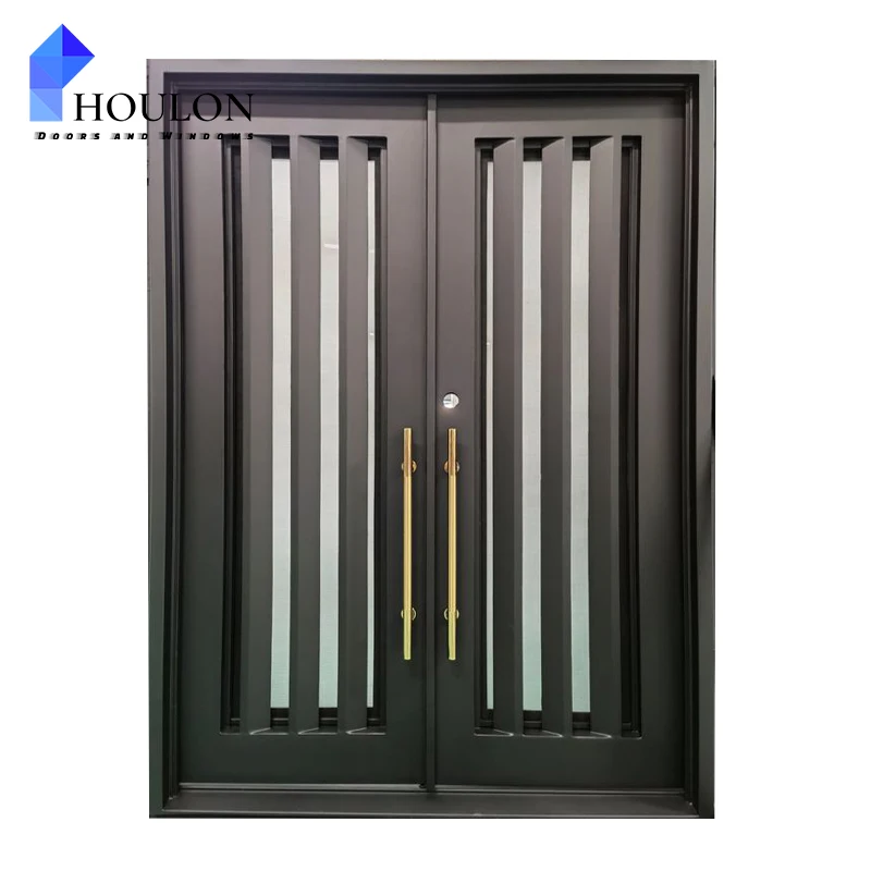 High-Grade Aluminum Artistic Gate Customization Laser Cut Gates Wrought Iron Door For Villa