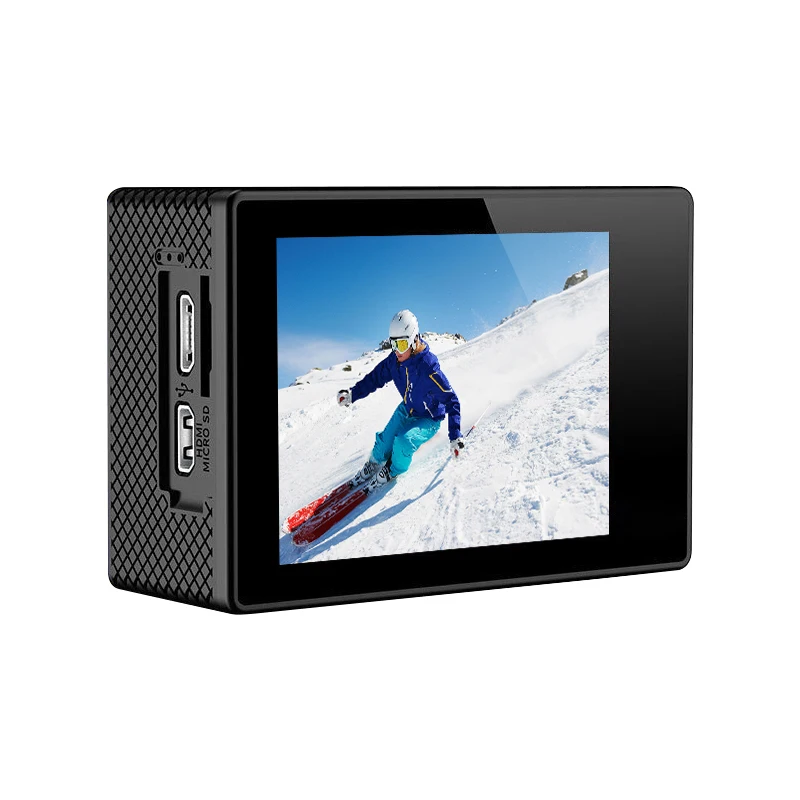 4k 1080p hd 2' dual screen sport action camera  4k wifi waterproof sports action video camera