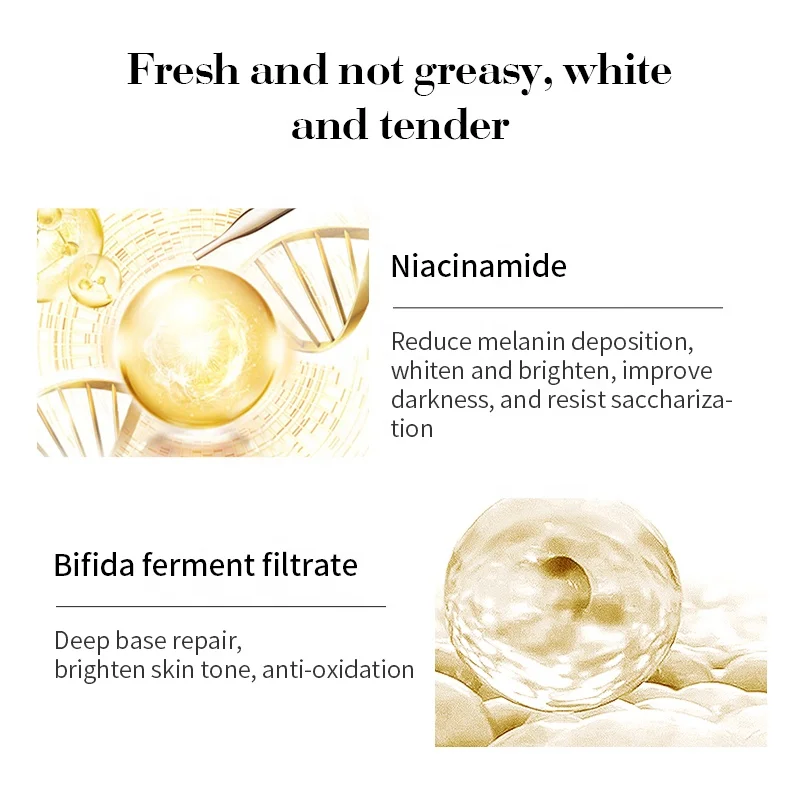 Индивидуальный Женский питательный Осветляющий натуральный ингредиент niacinamide крем для рук