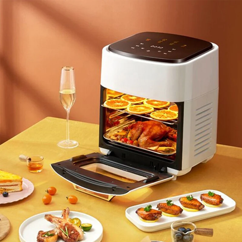 best and luxury digital 10l sharp color beautiful 3 air fryer micro switch