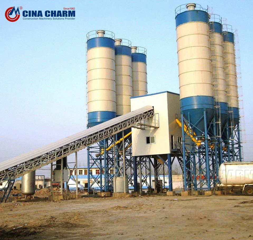 120 m3 ready mixed concrete batching plant concrete mixing plant price