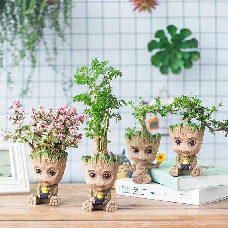 Tree Man Baby Groot Flowerpot Flower Pot Planter