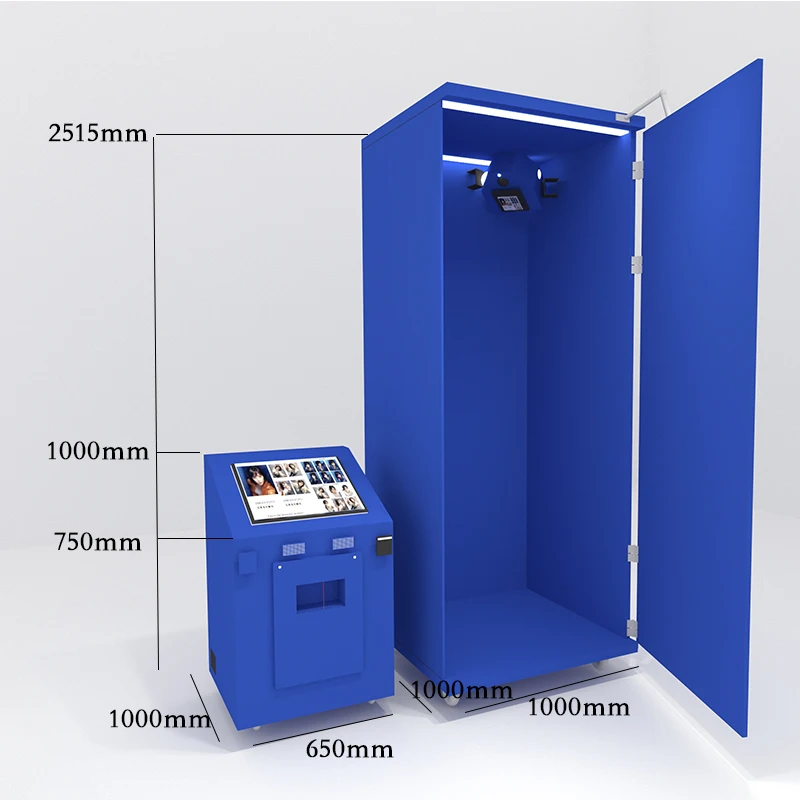 High Quality Automatic Photo Booth Camera Video Metal 360 Photo Booth Touch Screen Vogue Photo Booth