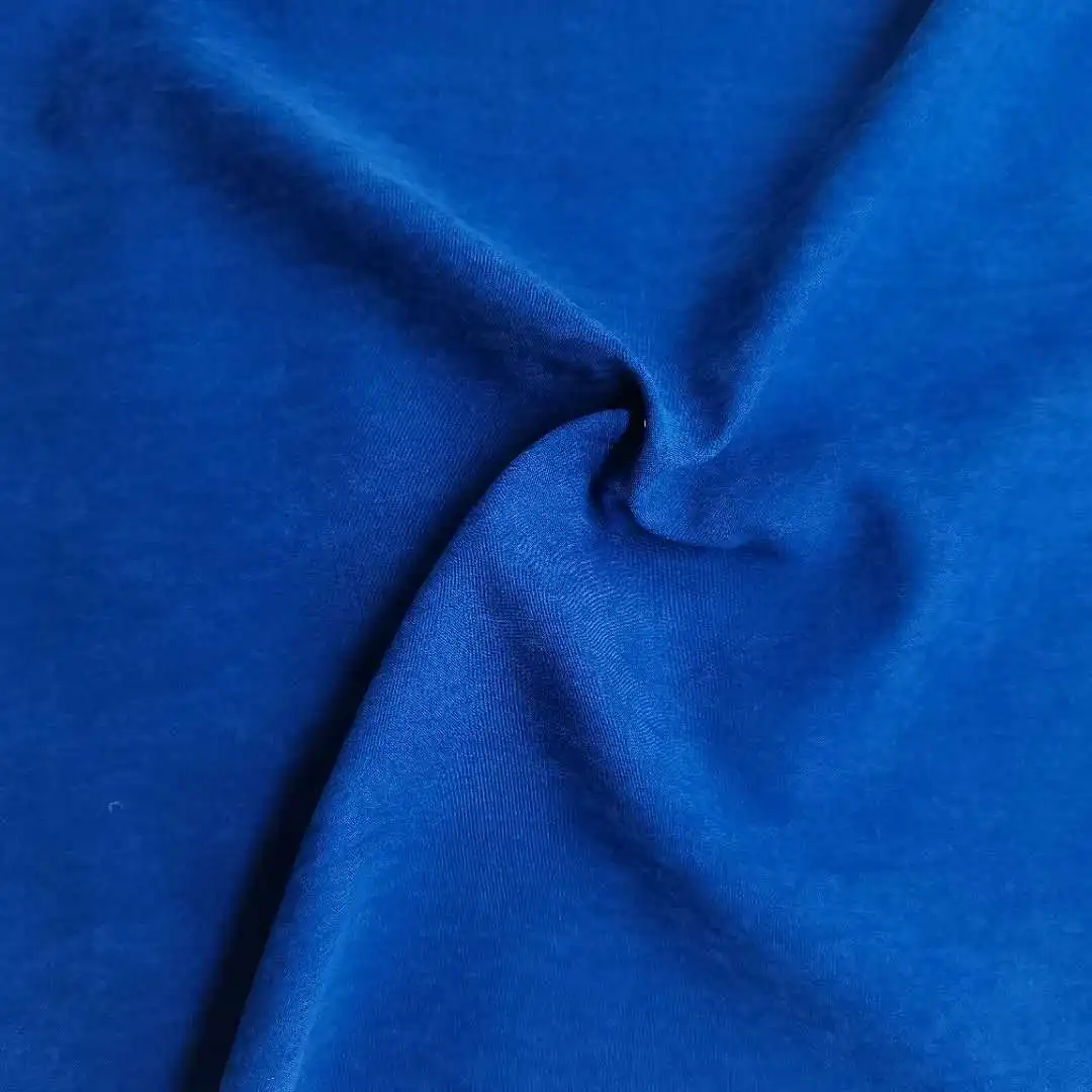 
2021 Factory wholesale high quality blue waterproof fabric 145gsm 100% polyester fabric for dress 