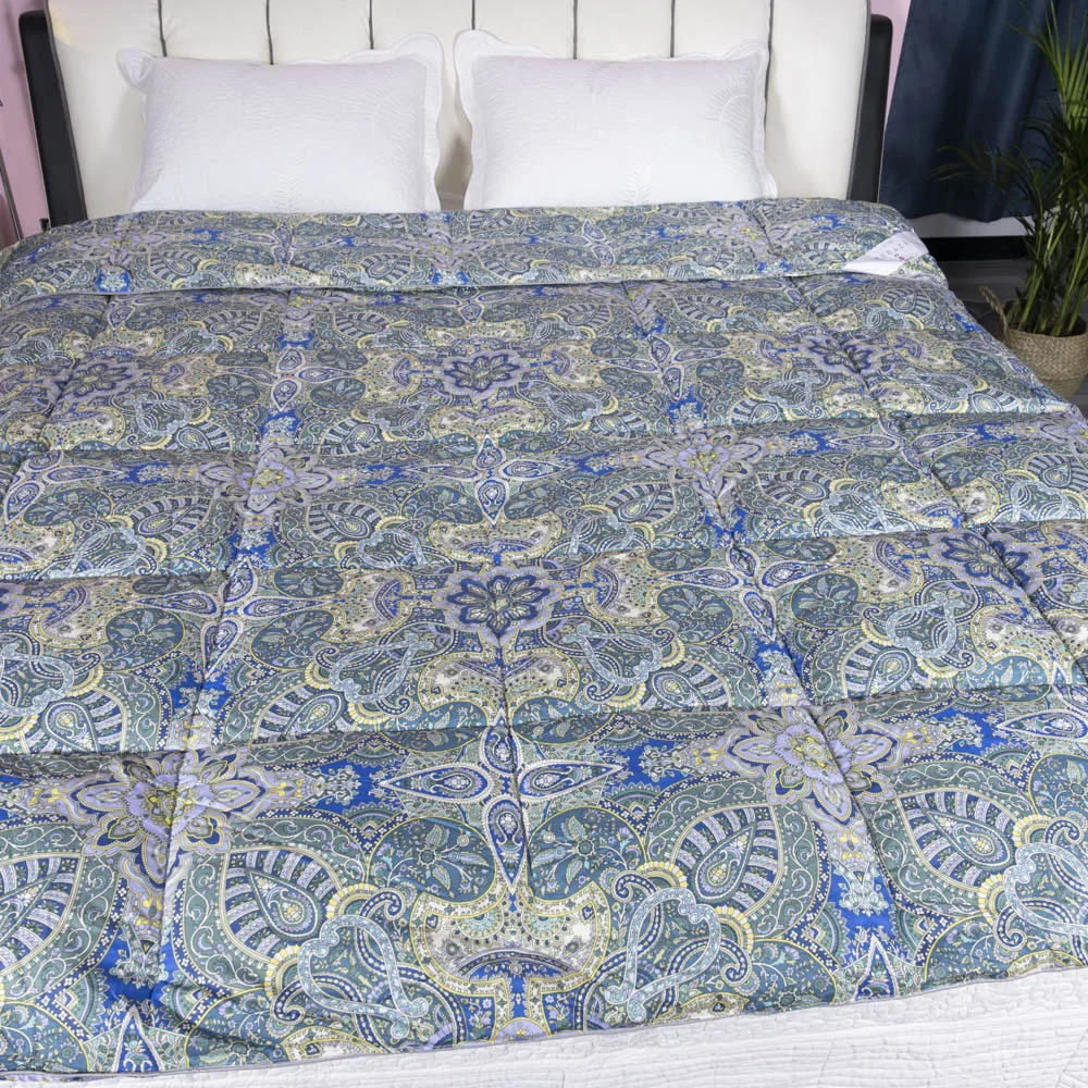 Winter king queen size machine washable quilt duvet set polyester comforter