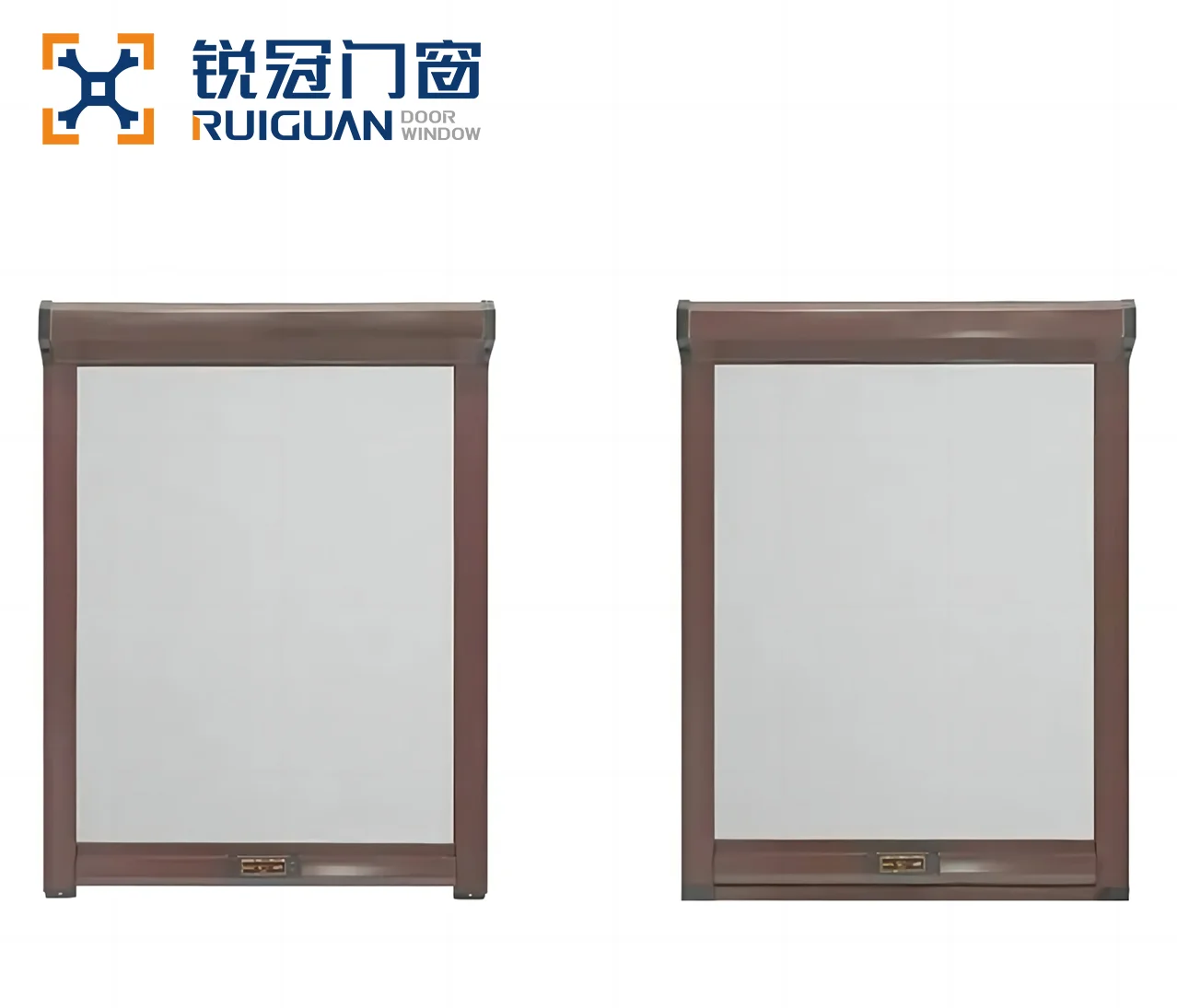 RG Invisible Fly Insect Resistance Retractable Screen Window Roll up Screen Aluminum Alloy Windows Horizontal Modern Indoor