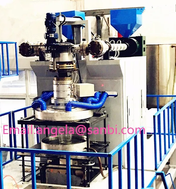 Двухслойная высокоскоростная машина для выдувания полипропиленовой/полипропиленовой пластиковой пленки (CE)