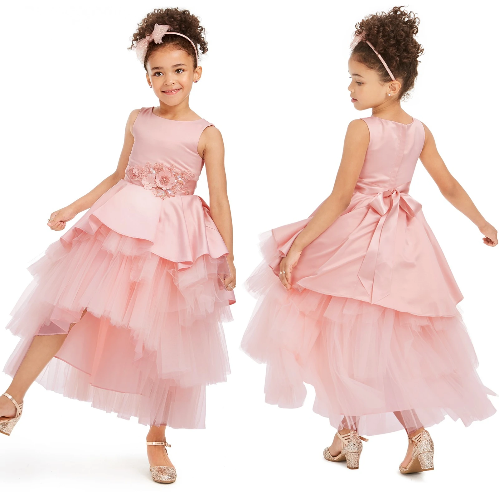 Children Wholesale 100% Full Test Competitive Price Summer Fashion Designer Baby Girl Wedding Dress