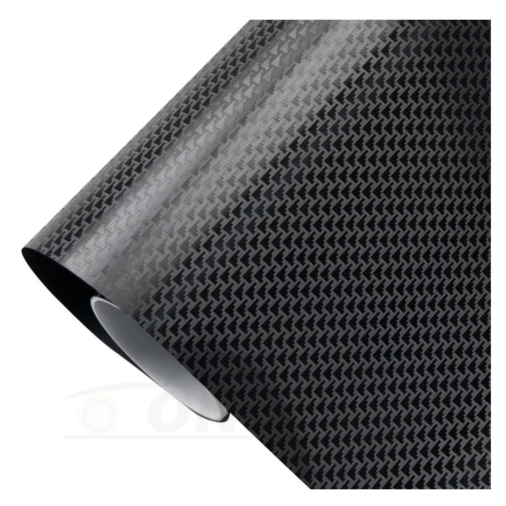 Matte Black Aircraft Pattern Plated Carbon Fiber Film Car Wrap Vinyl Sticker for Car Tuning Color Stickers Adhesive Decal