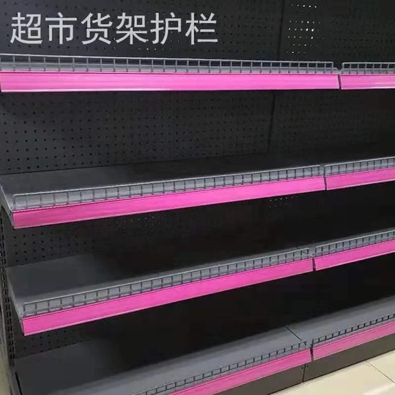 Front stopper for the supermarket shelves