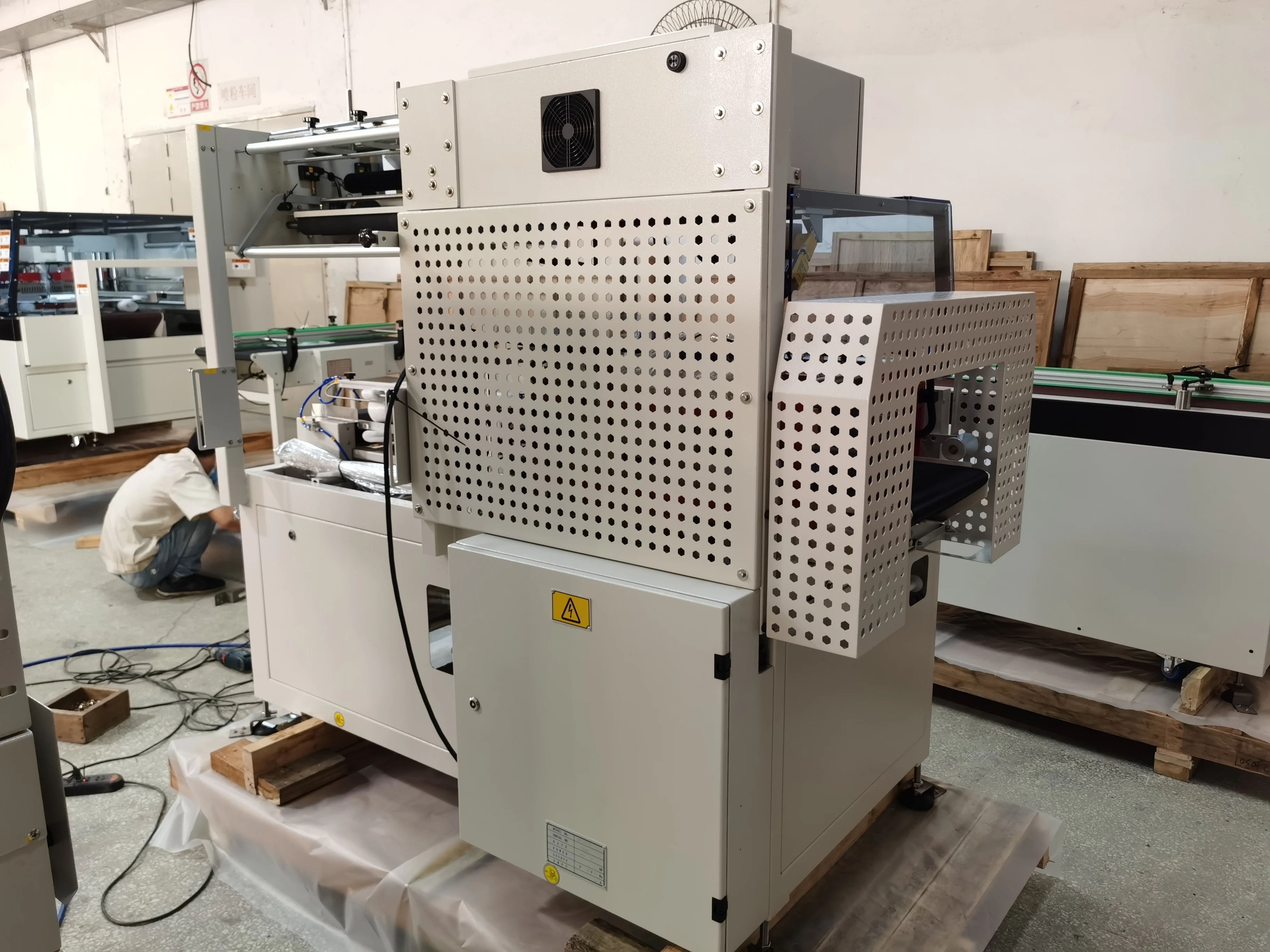chinese factory Automatic LB-728/LB-729 Shrink Tunnel L Sealer Heat Shrink Packing Machine