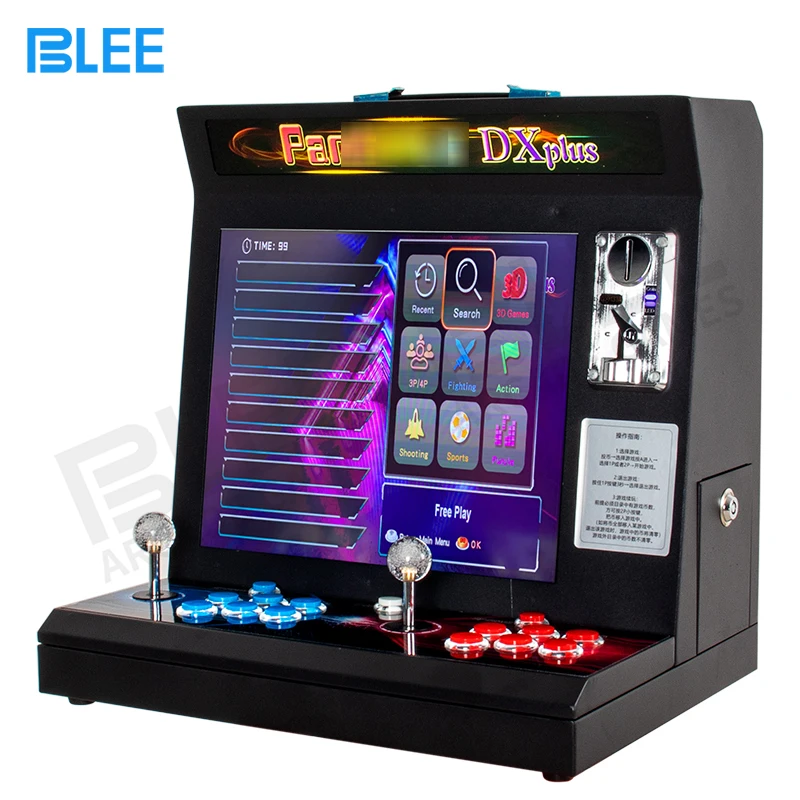 Coin Operator 5000 in 1 arcade DX Plush Portable Arcade Machine Joystick Led Lights Push Button Cabinet Bartop