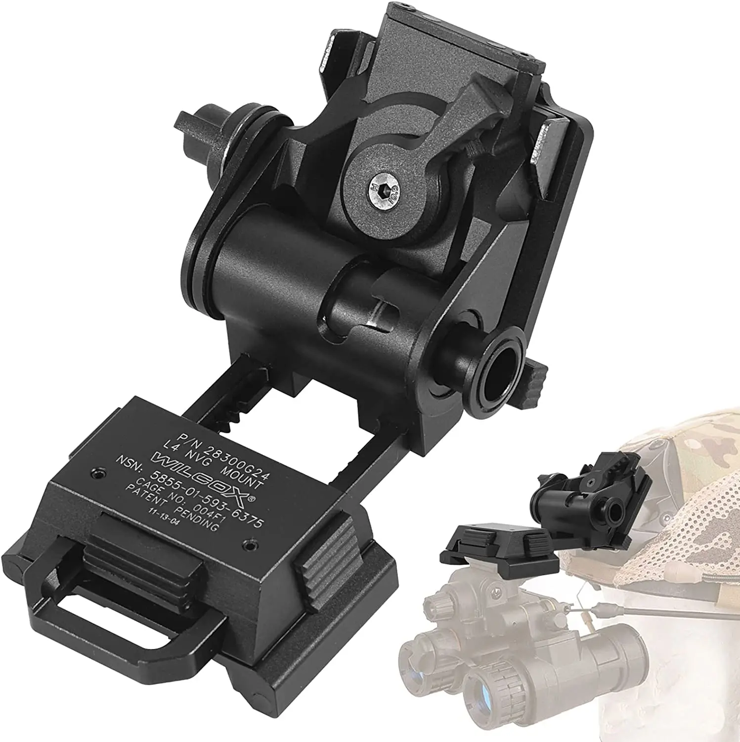 Rhino NVG ночное видение Быстрый Тактический спортивный шлемы монтажный
