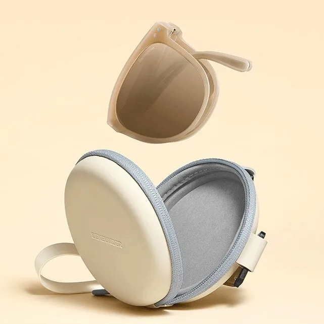 Euramerican Популярные складные легкие портативные солнцезащитные очки UV400 модные с индивидуальным