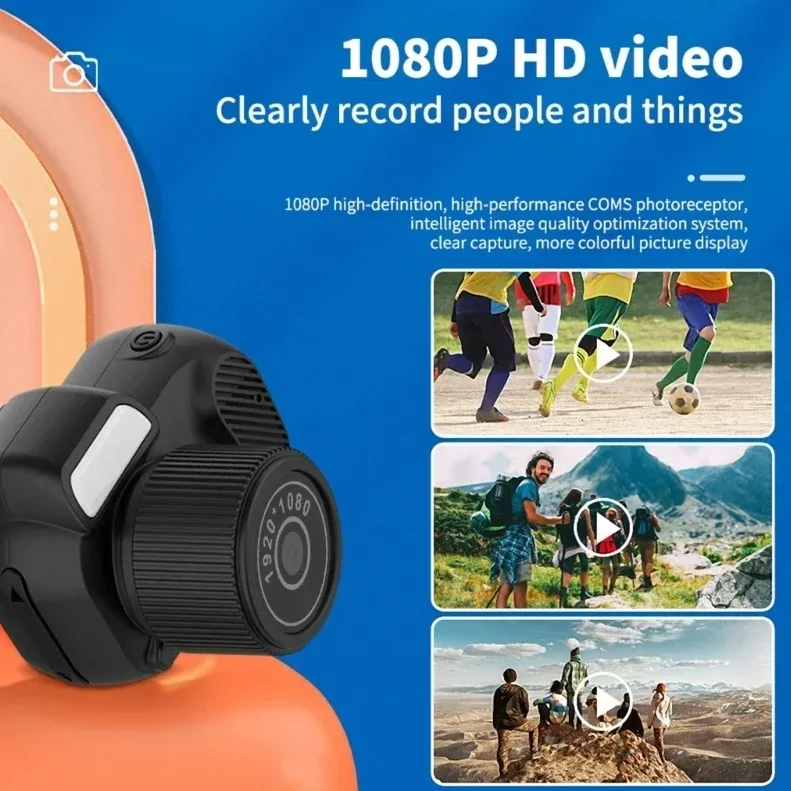 Promotional Gift Mini Digital Video Cam1080P Video Recording Camera With 0.96' Screen Vlog Recorder For Kids Students Classmate
