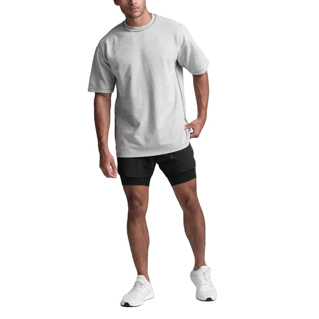 Custom vintage t-shirts Heavy Weight Prime quality 100% cotton custom logo men t shirt Thick fabric mens oversized tshirt