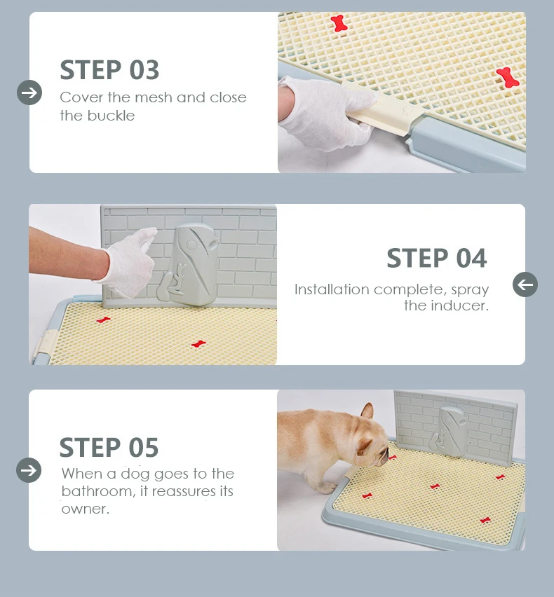 Grass Door And Bathroom Mat Pet Indoor Puppy Dog Pet Potty Training Pee Pad With Mat Grass House Toilet W/tray Easy To Clean