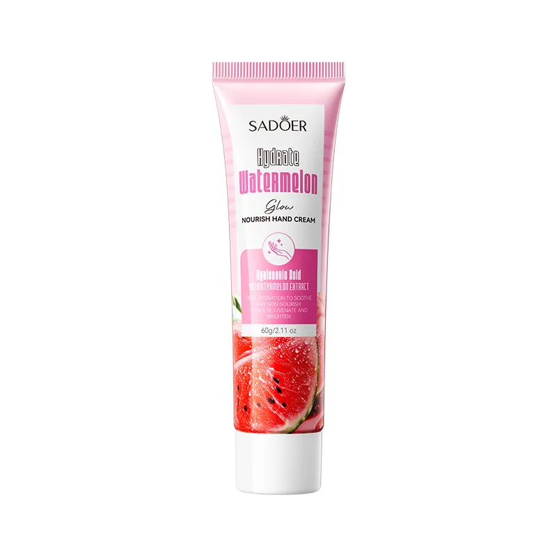 60g Watermelon Wholesale Private Label in Stock Mini Hand Cream Lotion Moisturizing Natural Cream