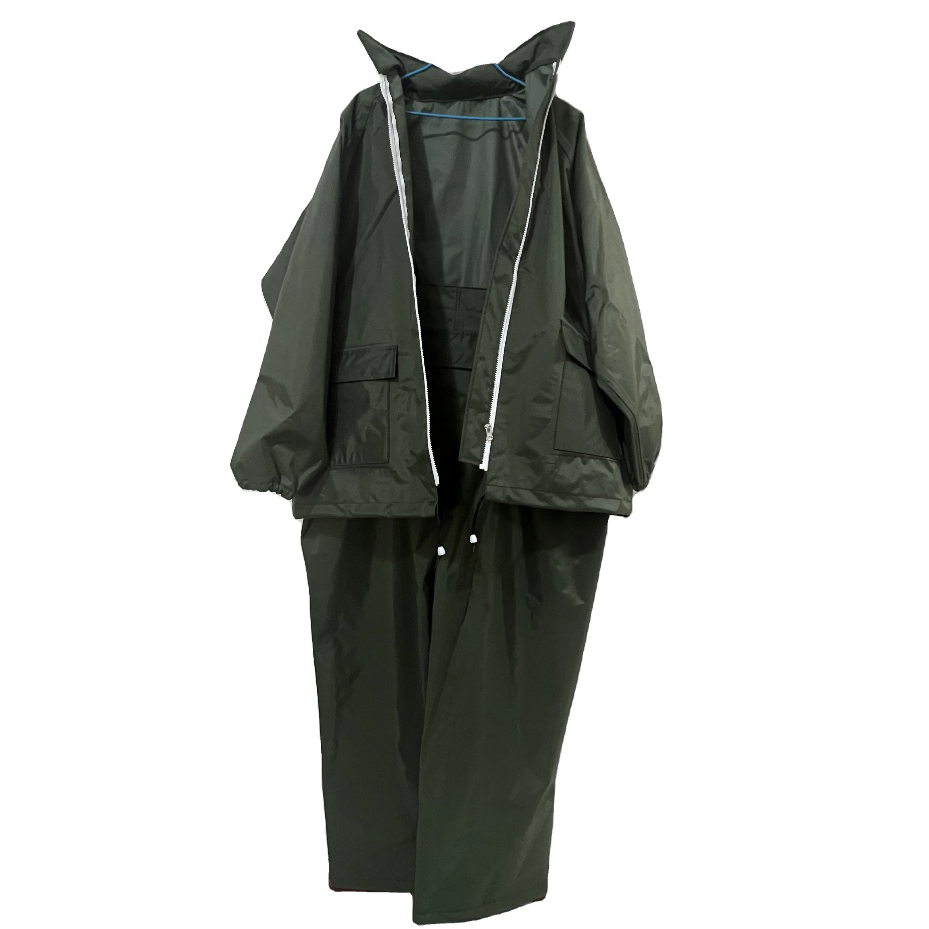 Reasonable Price Waterproof Breathable Pvc and nylon Raincoat Impermeable Rainwear