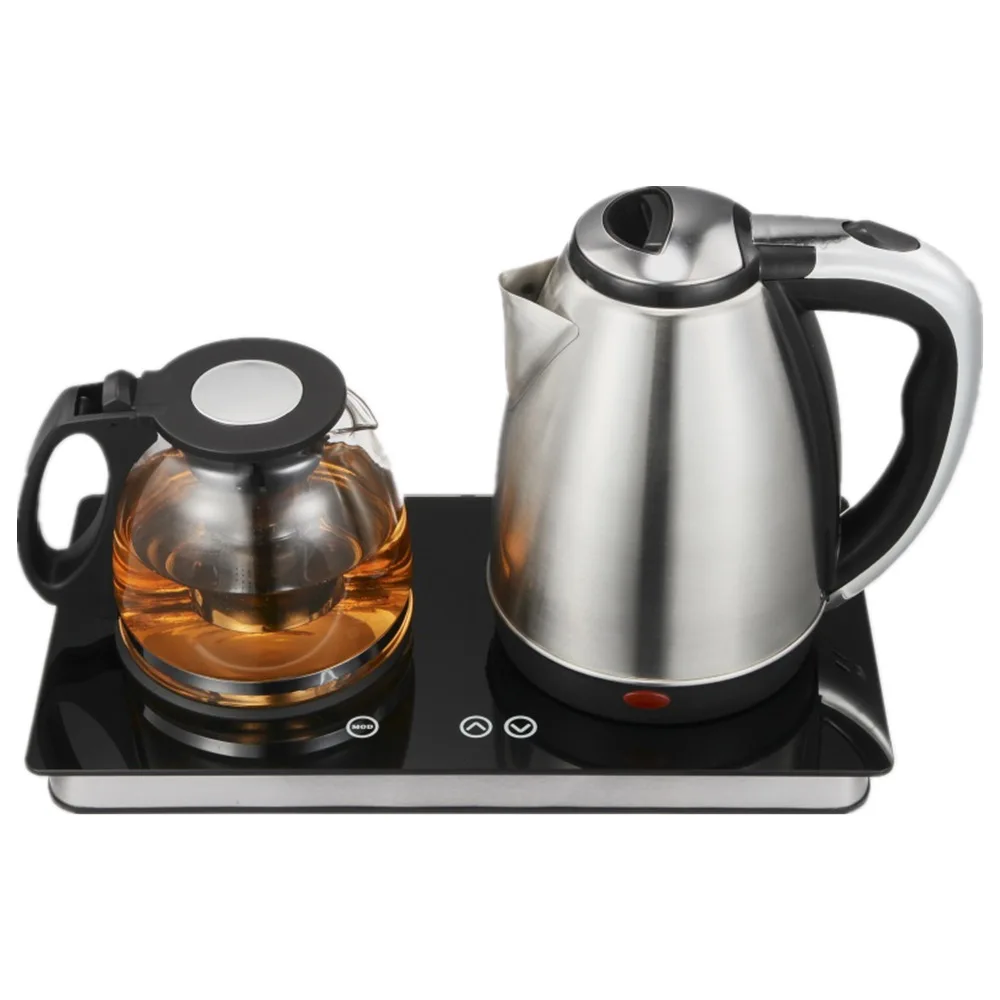 Double pot tray combined teapot multi-function glass electric kettle tea machine