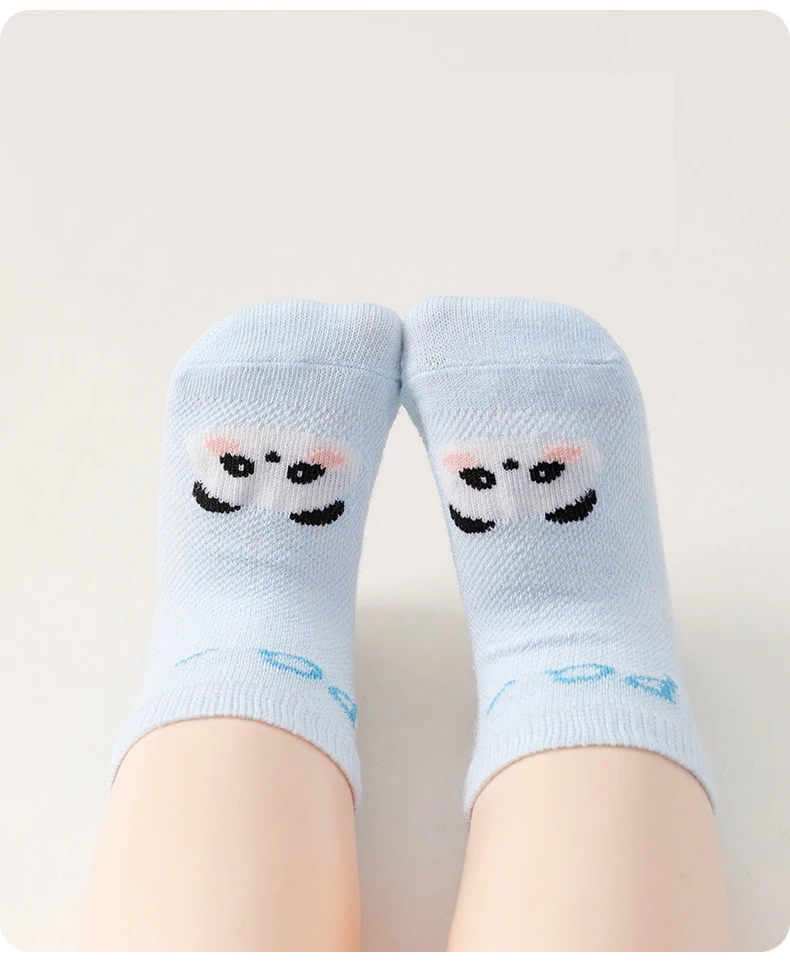 2024 newest Summer mesh floor socks baby breathable indoor walking socks thin insulated children non-slip socks