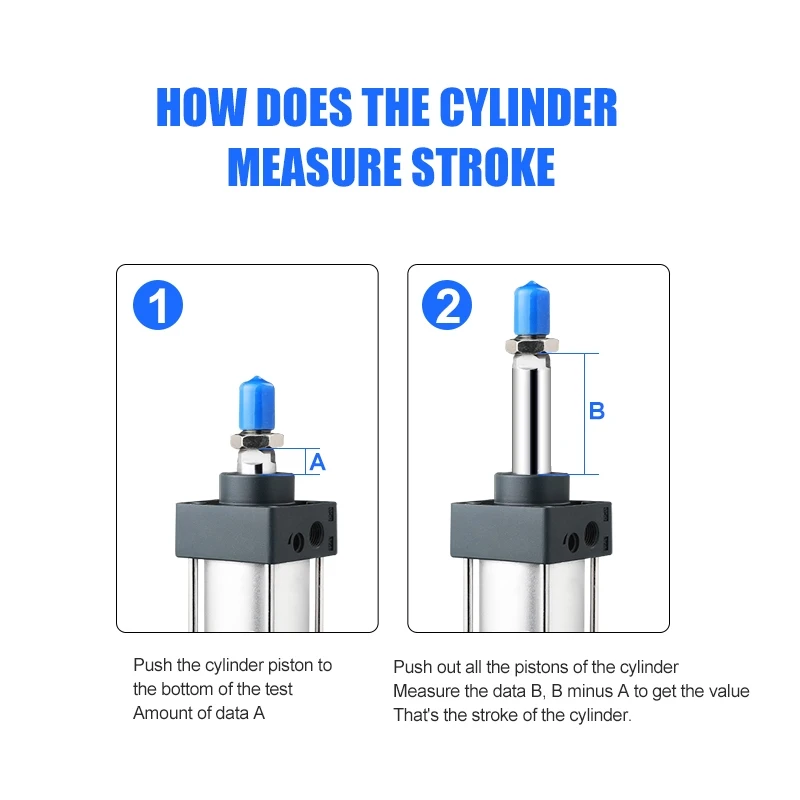 Double Acting Standard Air Cylinder SC160X50 SC160-X100 SC160X150 SC160X200 SC160X250 S160X300  Air Cylinder