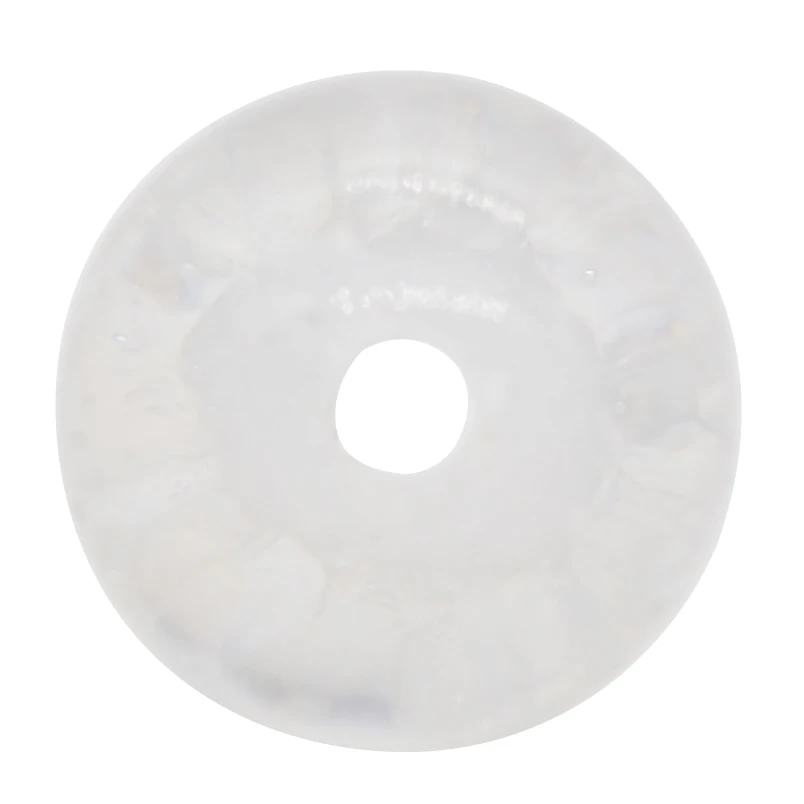 China Factory Direct High Quality Red Jasper Fashionable Circular Shape DIY Hollowed-Out for Gemstone Crafting