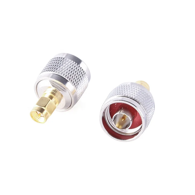 Customized N Male to SM A Male Straight Copper RF Coaxial Adapter Connector