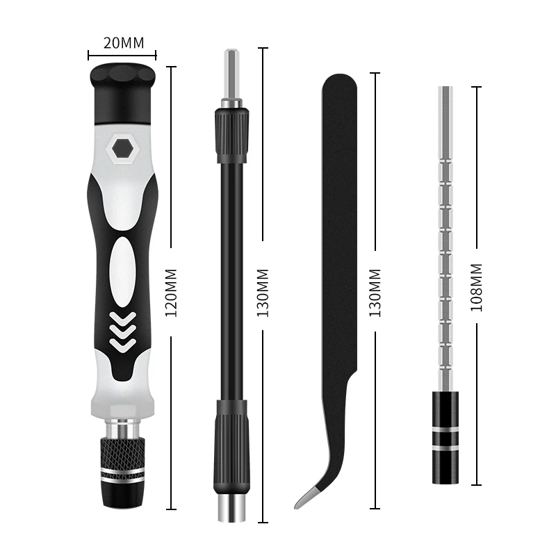 115 in 1 Precision Screwdriver Set Mini Screwdriver Set Magnetic Computer Repair Tool Kit Pc Screwdriver Set with Case