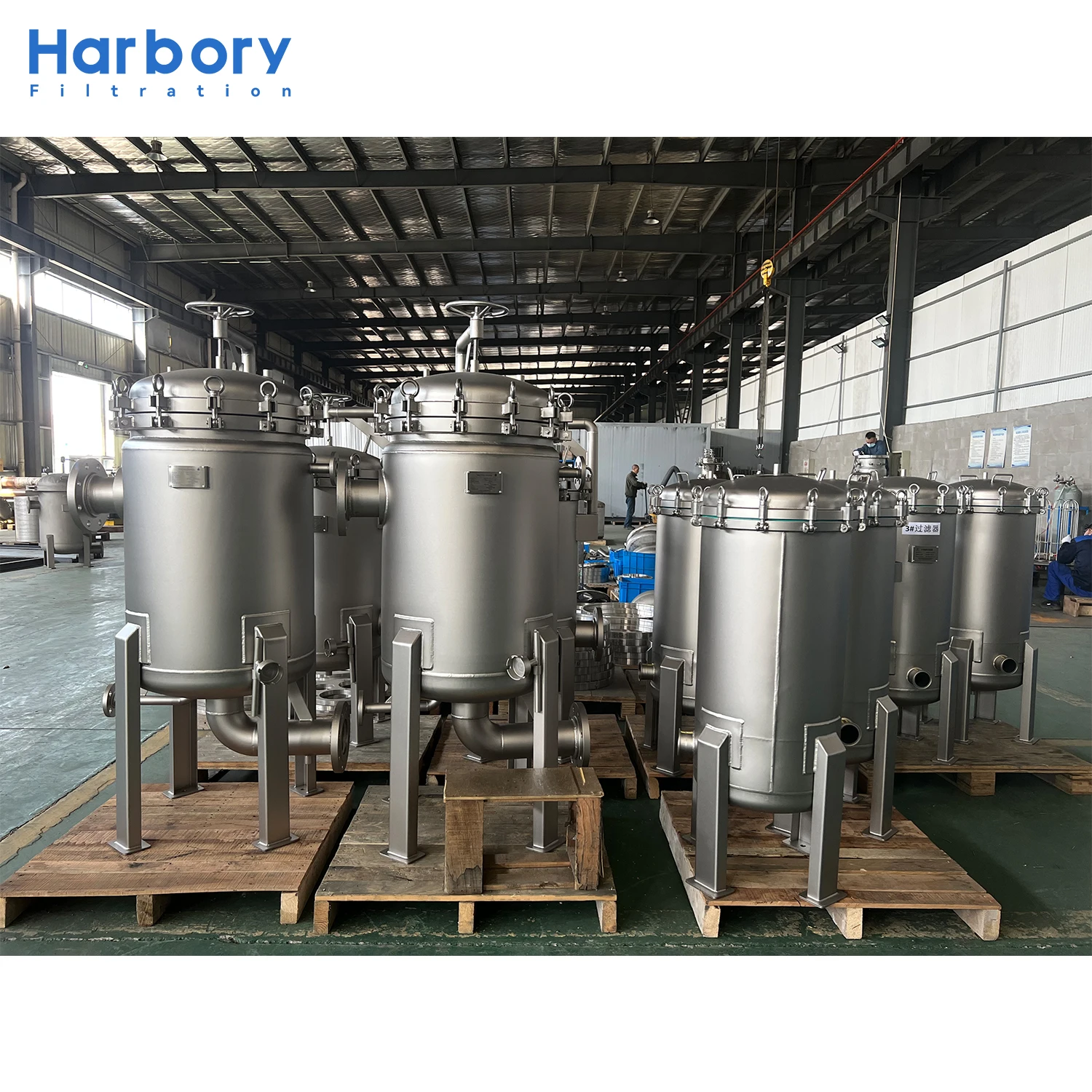 3/4/6/8/12 Muti Bag Filter Housing Filtration Equipment Nylon Liquid Filter Housing